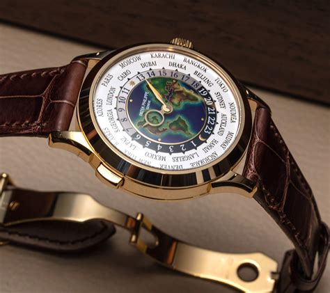 patek philippe world time gold